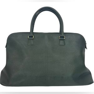 Estee Lauder Large Green Shoulder Bag Zipper Measures 22” L x 12”Hx 8.5” W